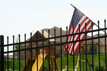[100 Feet Of Fence] 5' Tall Ornamental Steel Spear Top Complete Fence Package