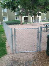 72" Tall - Residential Galvanized Chain Link Single Swing Gate