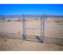 120" Tall - Commercial Chain Link Single Swing Gate