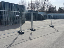 Anti-Climb Temporary Fence Panel - 6'6" Tall x 11'6" Wide: Single Swing Man Gate Kit